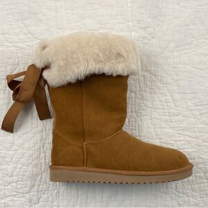 (Right Boot Only)Koolaburra Cozy Brown Fur-Lined Women's Boot size 9